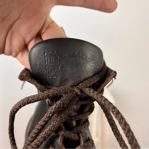 Dr. Martens Brown Combat Boots - Picture 8 of 9